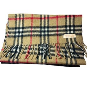 Burberry nova check vintage cashmere scarf